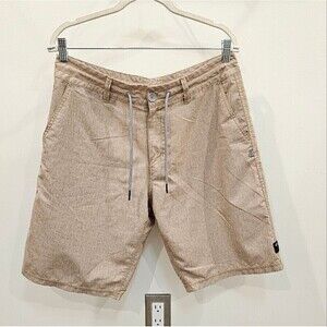 Oakley Tan Quick Dry Hybrid Swim Athletic Shorts Size 32